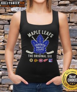 Awesome Toronto Maple Leafs Original Six combined tank top showcasing team spirit and hockey pride.