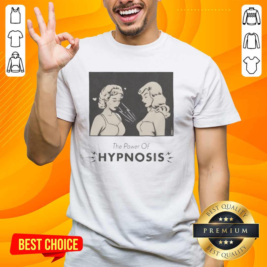 awesome-two-girls-the-power-of-hypnosis-t-shirt Two girls wearing 'The Power Of Hypnosis' T-shirt, showcasing confidence and style in a vibrant outdoor setting.