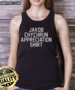 Jakob Chychrun appreciation tank top featuring Washington Capitals logo, perfect for ice hockey fans.