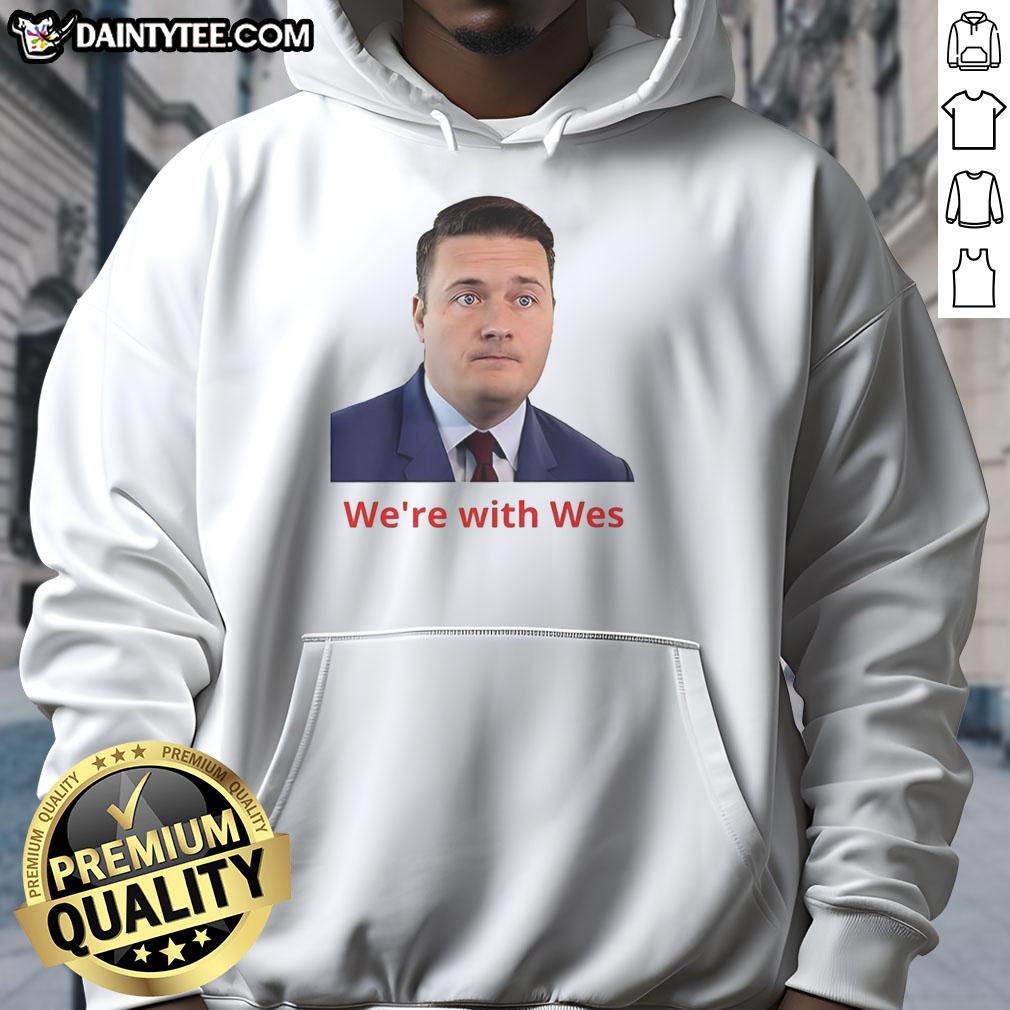 awesome-wes-streeting-were-with-wes-hoodie Awesome Wes Streeting hoodie featuring a stylish design, perfect for fans and supporters of Wes Streeting.