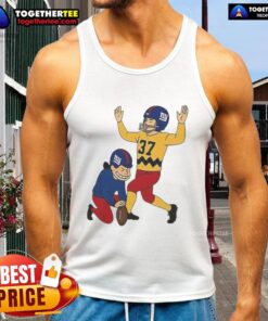 Awesome Younghoe Koo Charlie Brown Giants Kicker Miss Meme tank top featuring a humorous design for football fans.