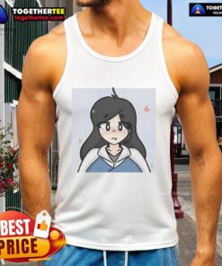 Cute agent mains in TC2 tank top posing confidently, showcasing vibrant colors and stylish design for gaming enthusiasts.