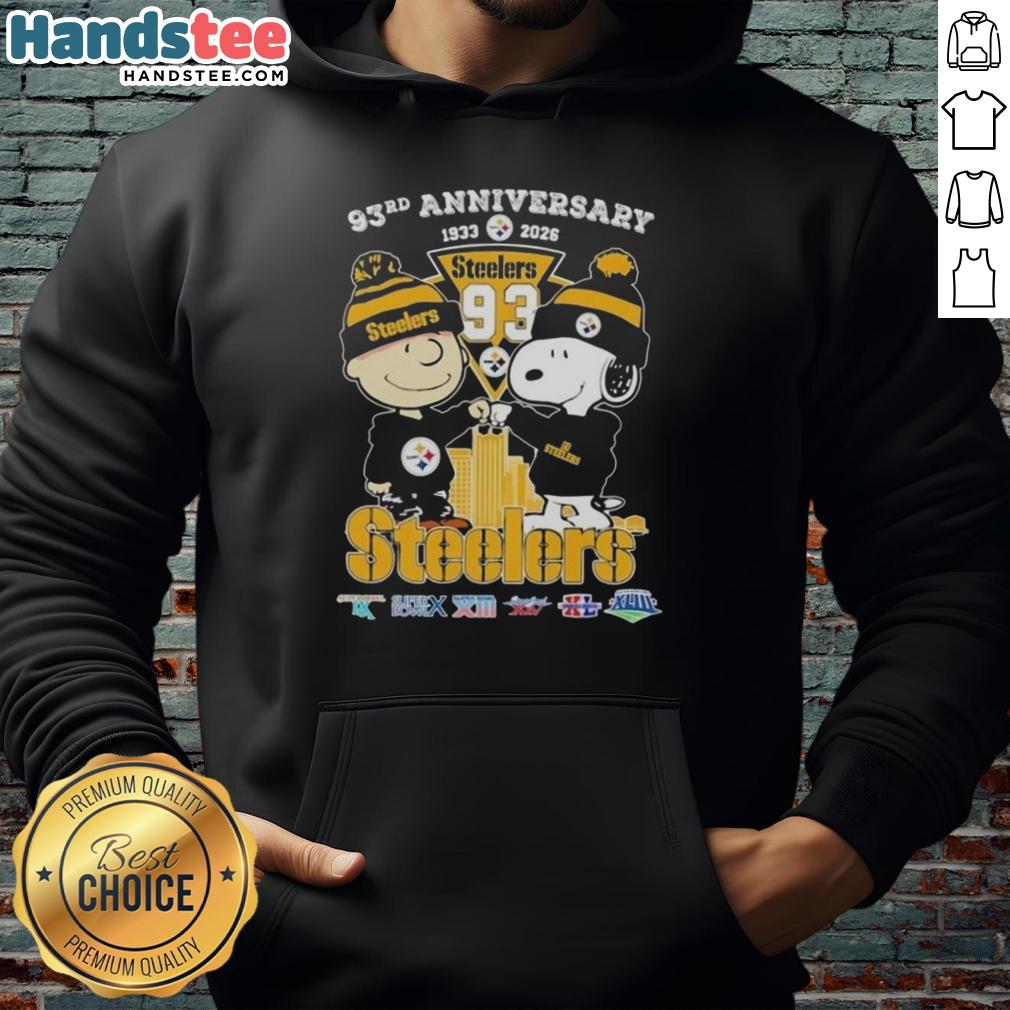 cute-charlie-brown-and-snoopy-super-bowl-93rd-anniversary-1933-2026-pittsburgh-steelers-football-skyline-hoodie Alt Text: Cute Charlie Brown and Snoopy celebrate Super Bowl 93rd Anniversary with Pittsburgh Steelers skyline hoodie.