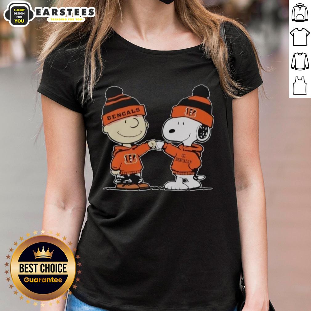 cute-cincinnati-bengals-snoopy-and-charlie-brown-best-friends-ladies-tee Alt Text: Cute Cincinnati Bengals Snoopy and Charlie Brown best friends ladies tee featuring vibrant team colors and playful design.