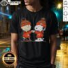 Alt Text: Cute Cleveland Browns Snoopy and Charlie Brown Best Friends T-Shirt featuring iconic characters in team colors.