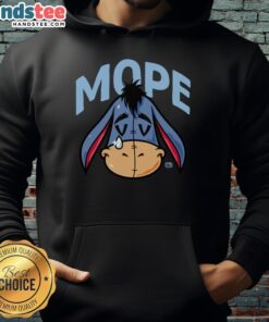 Cute MOPE Winnie the Pooh Eeyore hoodie featuring soft fabric and adorable design for cozy wear.