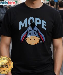 Alt Text: Cute Mope Winnie The Pooh Eeyore T-Shirt featuring a playful design of Eeyore, perfect for fans of classic Disney characters.