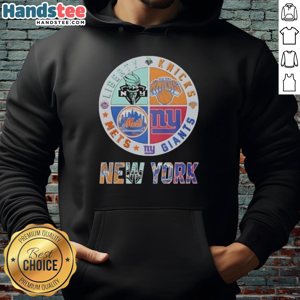 cute-new-york-giants-new-york-mets-new-york-knicks-new-york-libert-mashup-logo-hoodie Alt Text: Cute New York Giants, Mets, Knicks & Liberty mashup logo hoodie showcasing vibrant team logos in a stylish design.