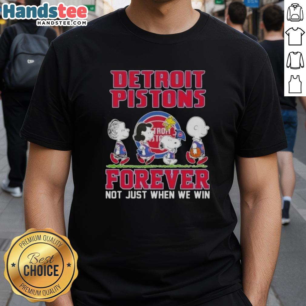 cute-peanuts-snoopy-and-friends-detroit-pistons-forever-not-just-when-we-win-t-shirt-1 Peanuts Snoopy and friends on a Detroit Pistons Forever t-shirt, celebrating loyalty beyond wins.