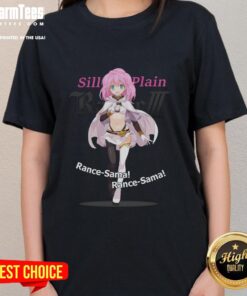 Cute Sill Plain Rance Sama anime ladies tee featuring vibrant graphics and a stylish design for anime lovers.