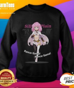 Alt Text: Cute Sill Plain Rance Sama Anime Sweatshirt featuring vibrant graphics and a cozy design for anime fans.