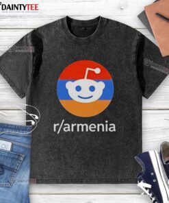 Funny Almost 150 Armenian Washed T-Shirt featuring a humorous design and soft fabric, perfect for casual wear.