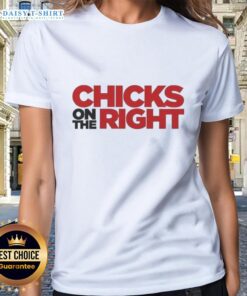 Funny chicks on the right wearing a ladies tee, showcasing playful designs perfect for casual wear and humor lovers.