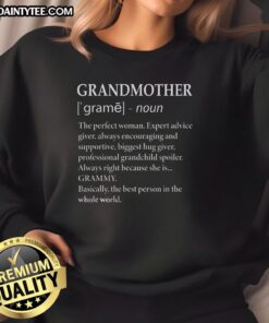 Funny grandmother definition sweatshirt featuring a humorous take on being a grandma, perfect for gifts and casual wear.