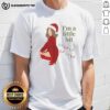 Funny I'M A Little Bit Fa La Christmas T-Shirt featuring playful holiday design for festive celebrations.