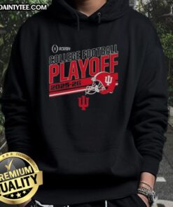 Alt Text: Funny Indiana Hoosiers Football 2025-26 CFB Playoff Stripe Hoodie featuring vibrant colors and playful design.