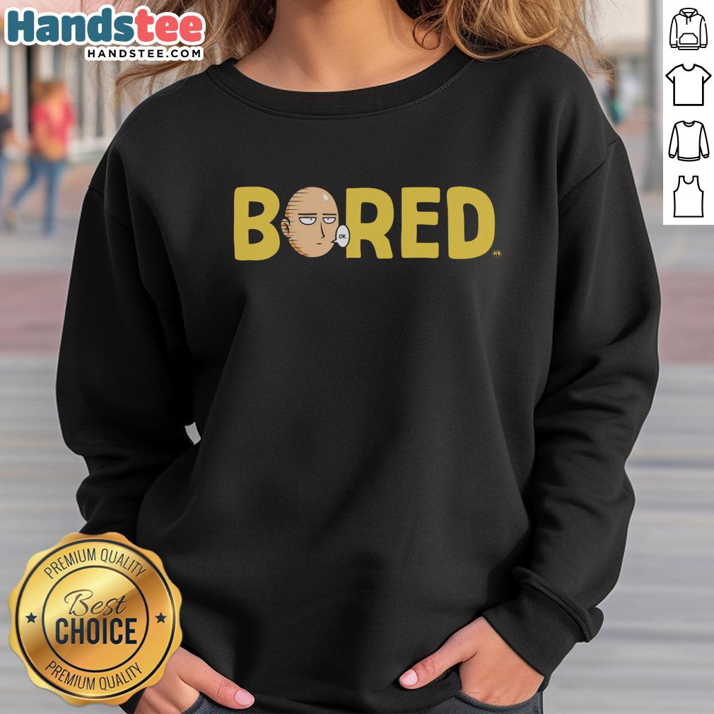 funny-one-punch-man-saitama-ok-meme-bored-hero-sweatshirt Alt Text: Funny One Punch Man Saitama OK meme sweatshirt showcasing the bored hero in a playful design.