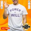 Alt Text: Funny Power Of Will Hornseth T-Shirt featuring a humorous graphic design and vibrant colors for casual wear.