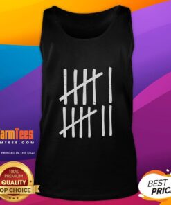 Funny Six Seven meme tank top featuring tally marks for numbers 6 and 7, perfect for humor and meme enthusiasts.