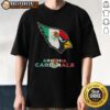 Good Arizona Cardinals Football X Mexican Flag Logo T-Shirt featuring vibrant colors and a unique design for fans.