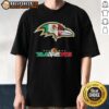 Good Baltimore Ravens Football X Mexican Flag Logo T-Shirt featuring vibrant graphics for sports fans and pride.