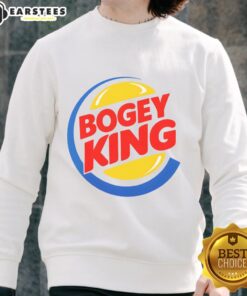 Good Bogey King Burger King logo sweatshirt featuring a stylish design for fans of fast food and casual wear.