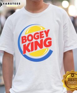 Good Bogey King Burger King Logo T-Shirt featuring a playful design of the iconic Burger King logo for fans.