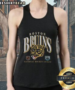 Vintage Boston Bruins Crease Tank Top showcasing classic team logo and design, perfect for hockey fans and summer wear.