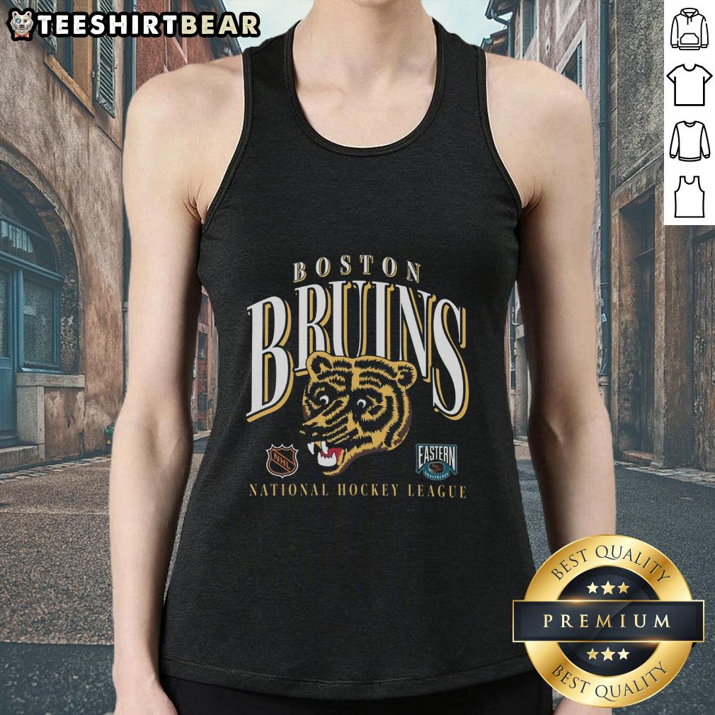 good-boston-bruins-vintage-crease-tank-top Vintage Boston Bruins Crease Tank Top showcasing classic team logo and design, perfect for hockey fans and summer wear.