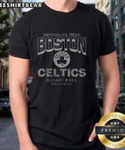 Good Boston Celtics head-on t-shirt featuring vibrant team colors and logo, perfect for fans and casual wear.