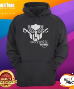 Good Brocktimus Prime Transformers logo hoodie featuring a bold graphic design and vibrant colors for fans.