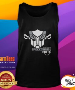Good Brocktimus Prime Transformers logo tank top featuring a vibrant design for fans of the iconic franchise.