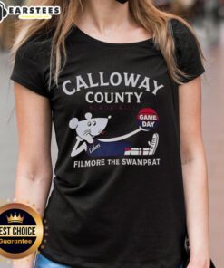 Good Calloway County Basketball Fillmore Swamprat Ladies Tee showcasing team spirit and vibrant design for fans.