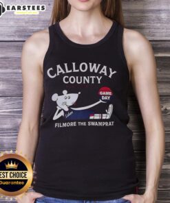 Good Calloway County Basketball Fillmore The Swamprat tank top featuring a stylish design for fans and players.