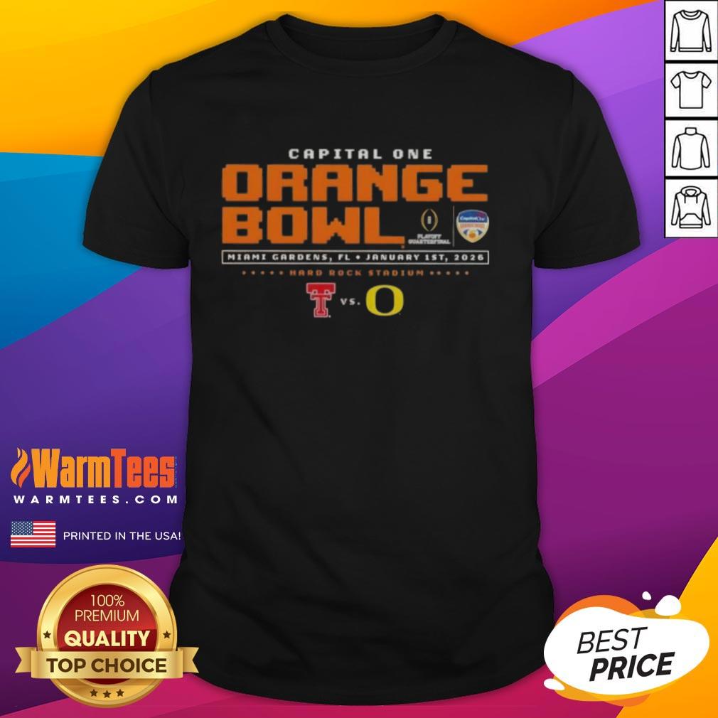 good-capital-one-orange-bowl-miami-gardens-fl-january-1st-2026-texas-tech-red-raiders-vs-oregon-ducks-t-shirt-1 Texas Tech Red Raiders vs Oregon Ducks T-shirt for the Good Capital One Orange Bowl, Miami Gardens, FL, January 1, 2026.