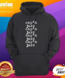 Good Capn Jazz Type Hoodie featuring a unique design and vibrant colors, perfect for fans of indie music apparel.