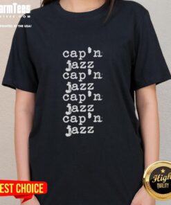 Good Capn Jazz Type Ladies Tee featuring a stylish design, perfect for fans of Capn Jazz and casual wear.