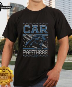 Good Carolina Panthers Holiday T-Shirt featuring festive design, perfect for fans celebrating the season in style.