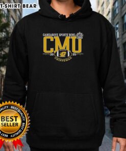 Alt Text: Good Central Michigan Chippewas 2025 Gameabove Sports Bowl logo hoodie featuring vibrant team colors and design.