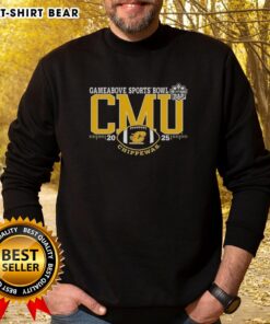 Good Central Michigan Chippewas 2025 GameAbove Sports Bowl logo sweatshirt featuring vibrant team colors and design.