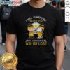 Alt Text: Good Charlie Brown and Snoopy Pittsburgh Steelers T-shirt with 'Always Beside You' slogan, perfect for fans.