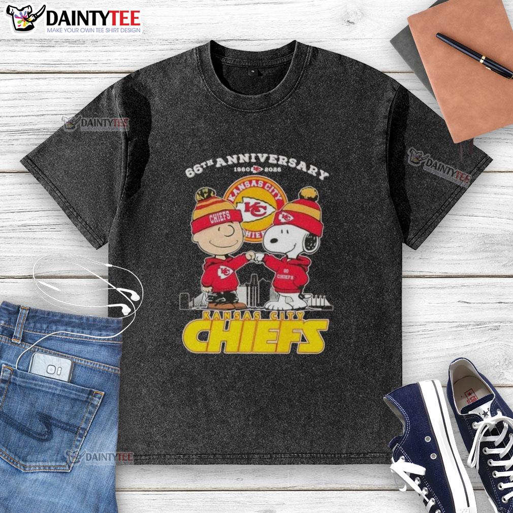 good-charlie-brown-x-snoopy-66th-anniversary-1960-2026-kansas-city-chiefs-skyline-washed-t-shirt Good Charlie Brown X Snoopy 66th Anniversary T-Shirt featuring Kansas City Chiefs skyline design, 1960-2026.