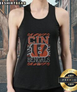 Good Cincinnati Bengals holiday tank top featuring team colors and festive design, perfect for game day celebrations.