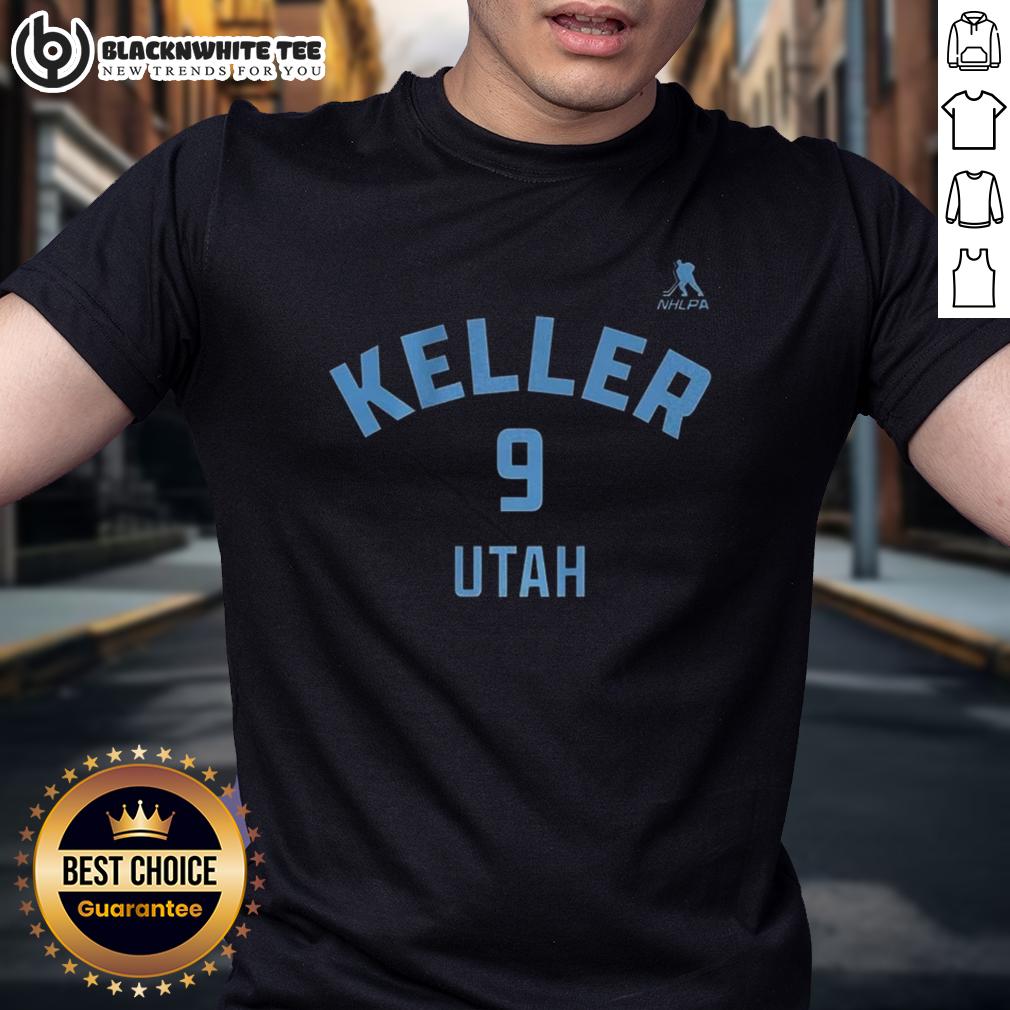 Good Clayton Keller Utah Mammoth Ice Hockey Name And Number 9 T Shirt Good Clayton Keller Utah Mammoth Ice Hockey T-Shirt featuring name and number 9, perfect for fans and players alike.