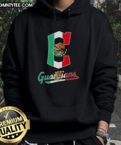 Good Cleveland Guardians baseball hoodie featuring a vibrant Mexican flag design, perfect for fans and collectors.