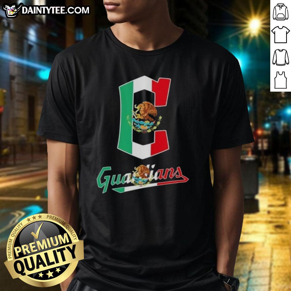 good-cleveland-guardians-baseball-x-mexican-flag-t-shirt-1 Good Cleveland Guardians Baseball T-Shirt featuring the Mexican flag design, perfect for fans celebrating diversity.