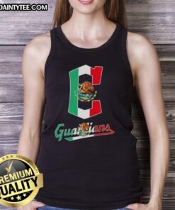 Good Cleveland Guardians baseball tank top featuring a vibrant Mexican flag design for fans and summer wear.