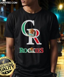 Good Colorado Rockies Baseball X Mexican Flag T-Shirt featuring vibrant graphics and team colors, perfect for fans.