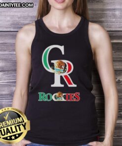 Good Colorado Rockies baseball tank top featuring a vibrant Mexican flag design, perfect for fans and summer wear.