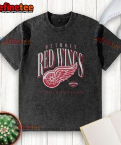 Good Detroit Red Wings Crease Washed T-Shirt featuring a vintage design and team logo, perfect for hockey fans.